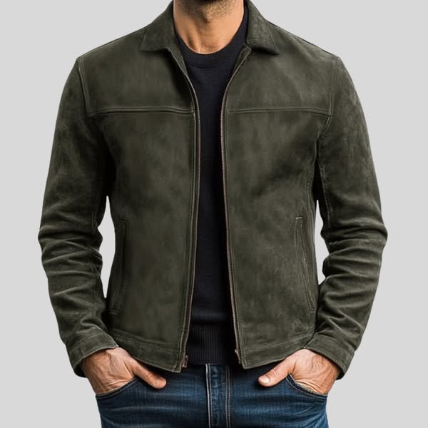 Gilbert™ | Veste zippée en cuir